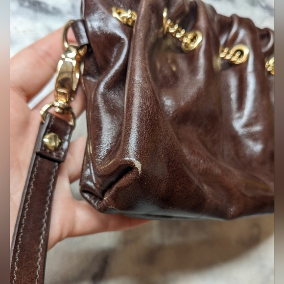 Cute mini leather purse/bag/clutch/wristlet C'est Moi - Picture 7 of 7
